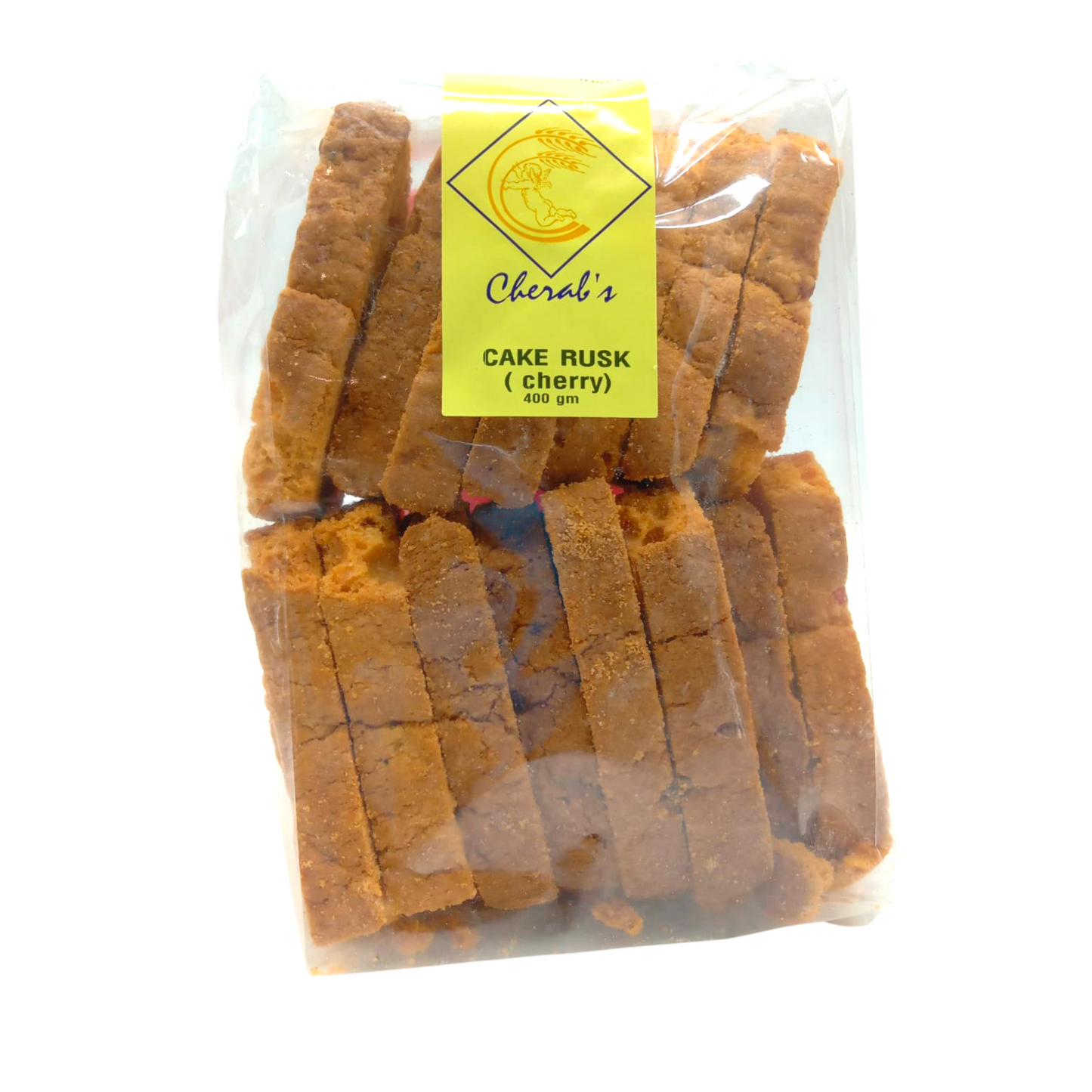 Cherabs Cake Rusk (Cherry) 400Gm