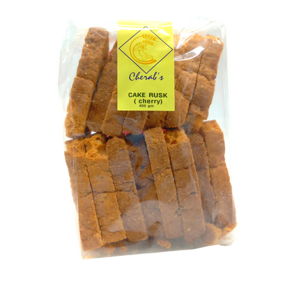 Cherabs Cake Rusk (Cherry) 400Gm