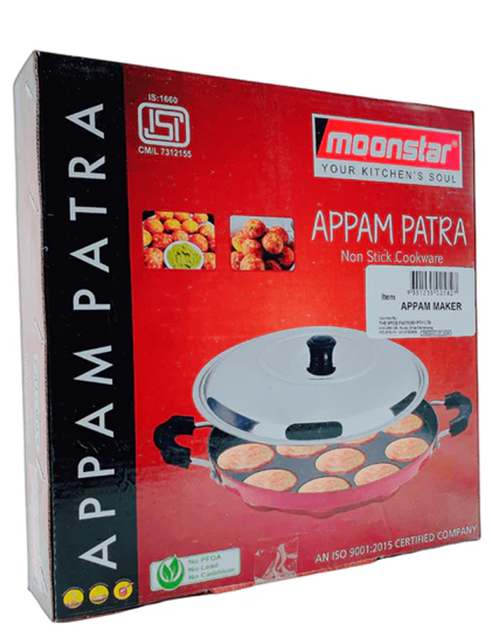 Appam Maker (Non Stick)-Moon Star Brand