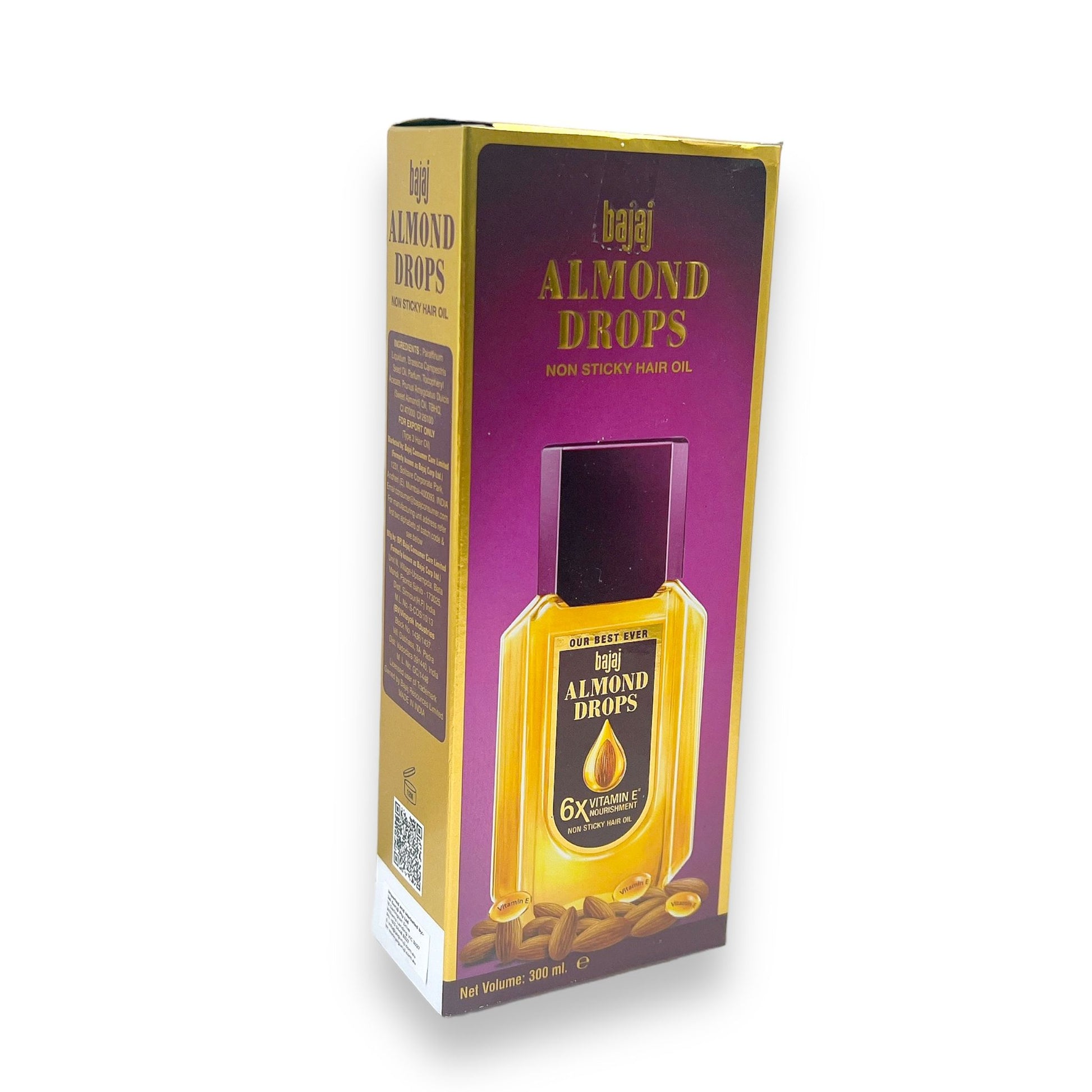 Bajaj Almond Drops Non-Sticky Hair Oil 285Ml/300Ml