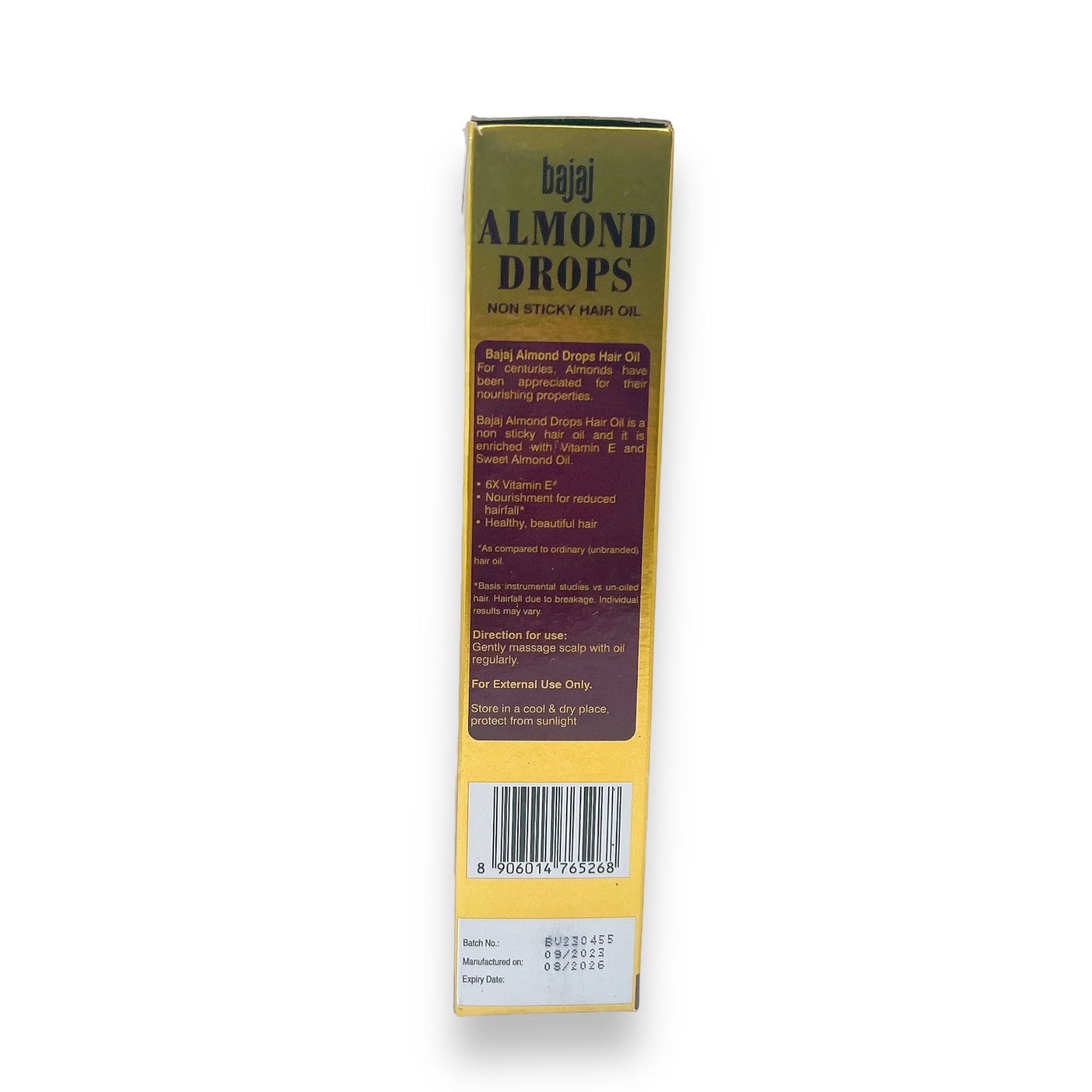 Bajaj Almond Drops Non-Sticky Hair Oil 285Ml/300Ml