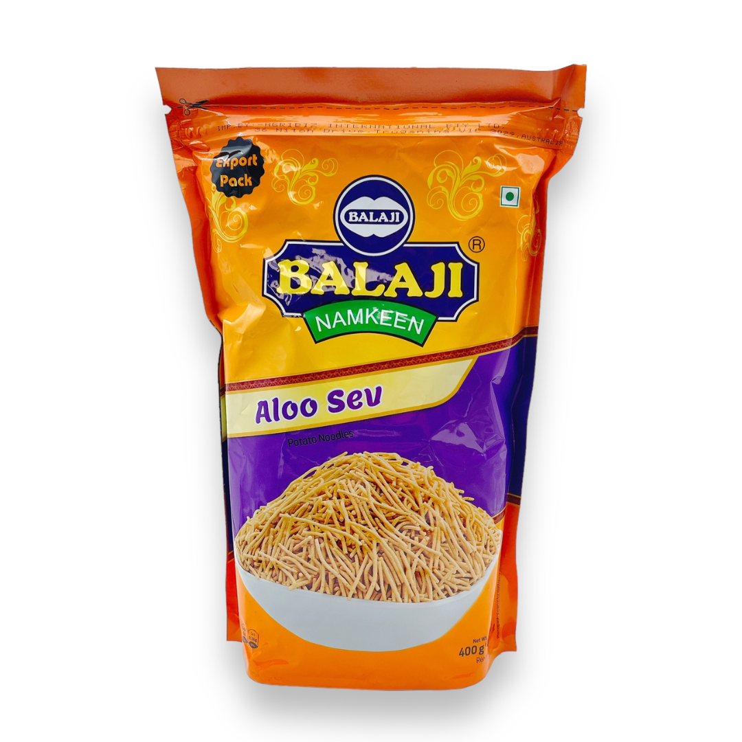 Balaji Aloo Sev/ Potato Noodles Snack 400Gm