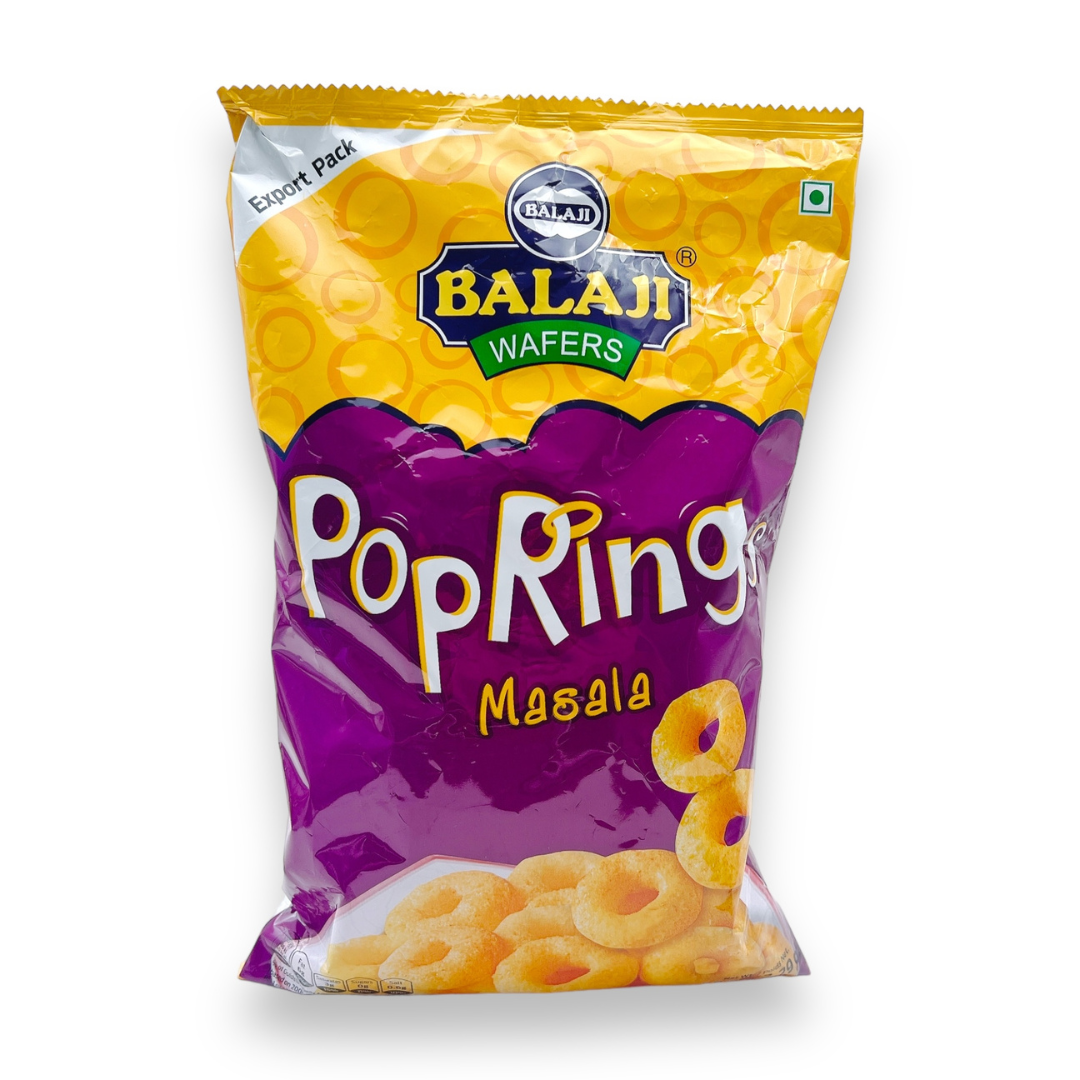 Balaji Pop Rings Masala/ Corn Puff Rings 65Gm