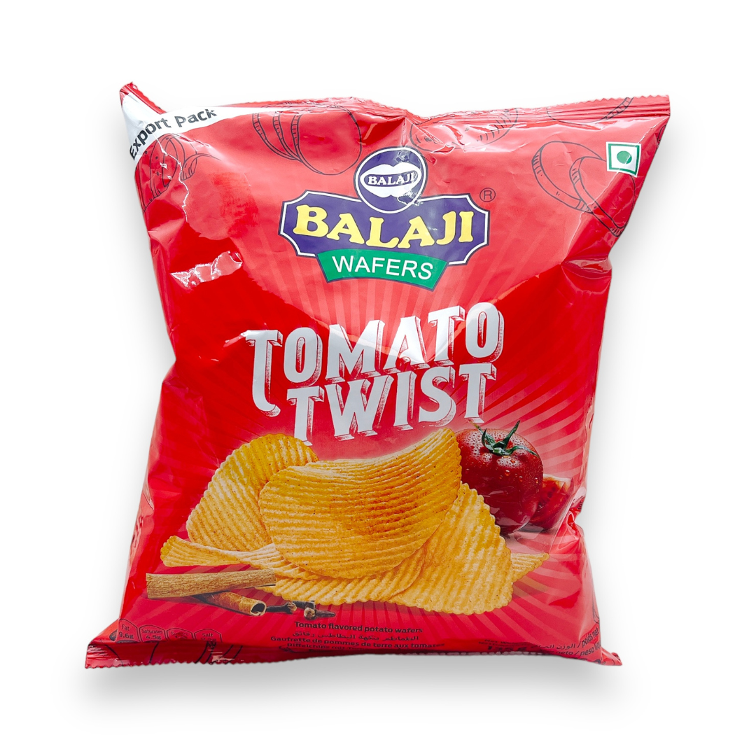 Balaji Tomato Twist/ Tomato flavoured Potato Wafers 135Gm