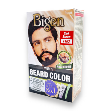 Bigen Mens Beard  Colour Dark Brown B103 40gm