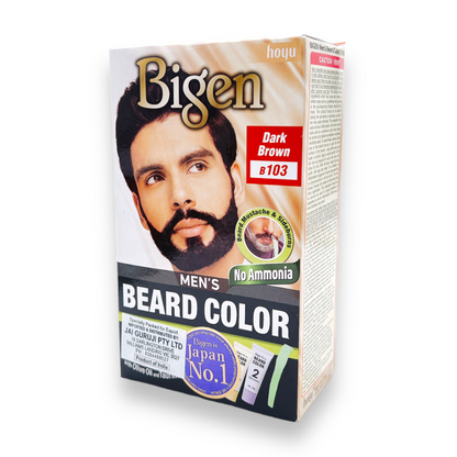 Bigen Mens Beard  Colour Dark Brown B103 40gm