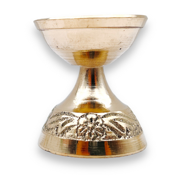 Brass Jyot Stand (Gol Divi)/ Diya-Heavy  NO.3