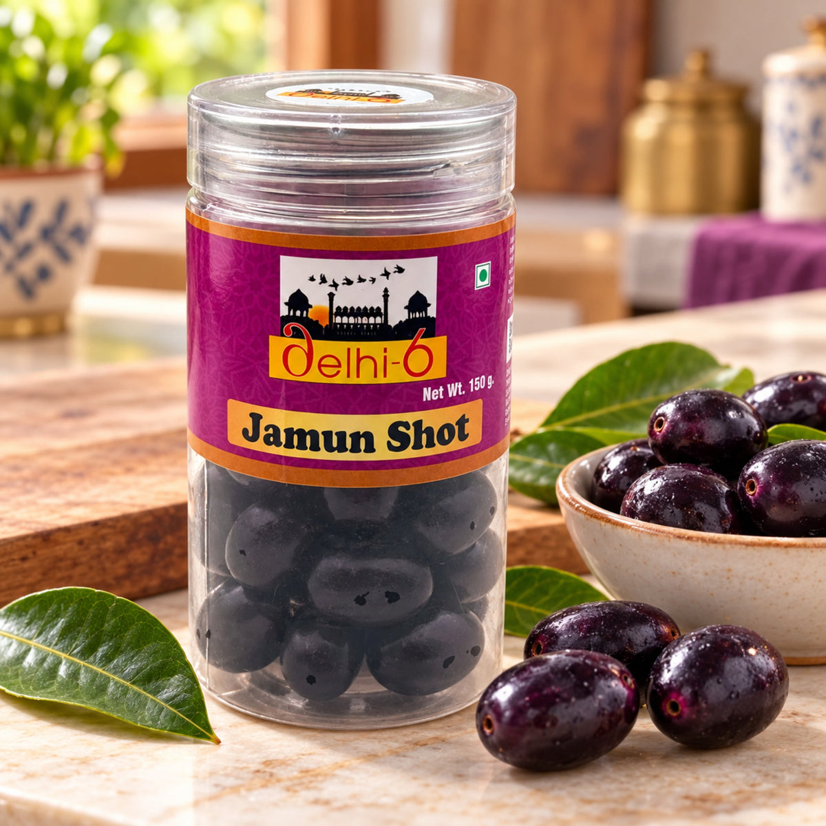 Delhi 6 Jamun Shot/ Jawa Plum Fruit Flavoured Mouth Freshener Candy 150g Tower Pack