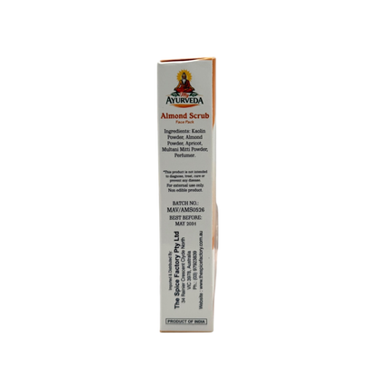 My Ayurveda Almond Scrub Face Pack 100g | Almond Dried Powder | 100% Natural Herbal Product