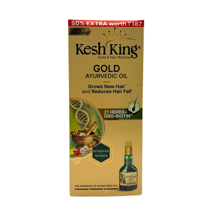 Kesh King Gold Ayurvedic Hair Oil 300ml | Grows New Hair and Reduces Hair Fall