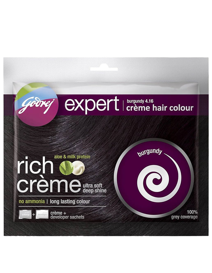 Godrej Rich Creme Burgundy 20gm + 20ml