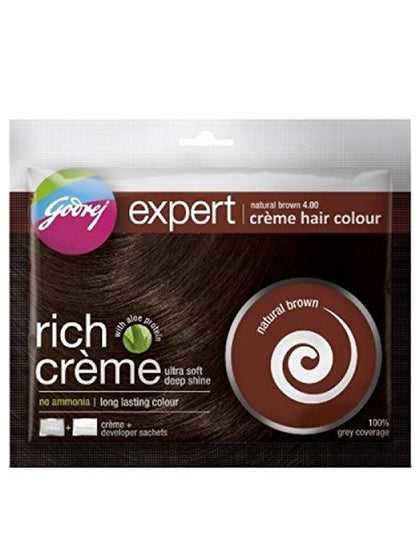 Godrej Rich Creme Natural Brown 20gm + 20ml