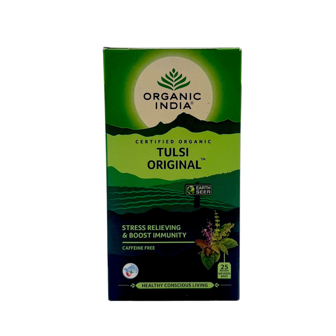Organic India Tulsi Original 25 Tea Bags | Caffeine Free