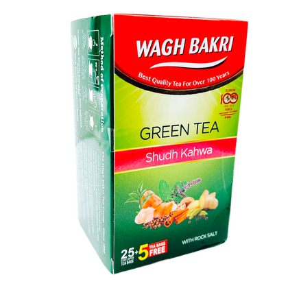 Waghbakri Green Tea bag Shudh Kahwa 30Bags