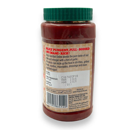 Chings Sambar Oelek (Fresh Ground Chilli Paste) 510Gm