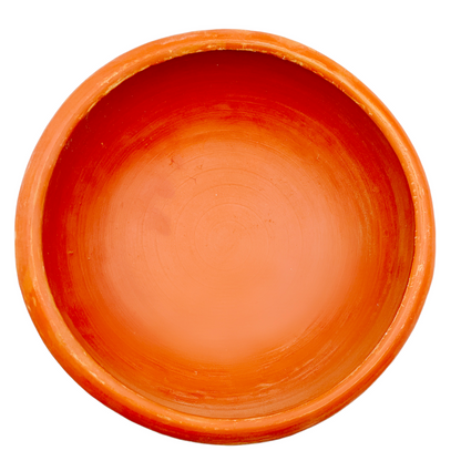 Clay Khetri | Khatri | Bowl Large/ Big | Eco- Friendly | Size: 9'' | Ideal for Navratri Rituals 9351235018577