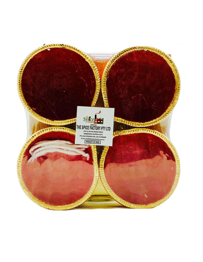 Clay/ Mitti Diya (Raw) Big Ekmukhi 4 In1 Coloured