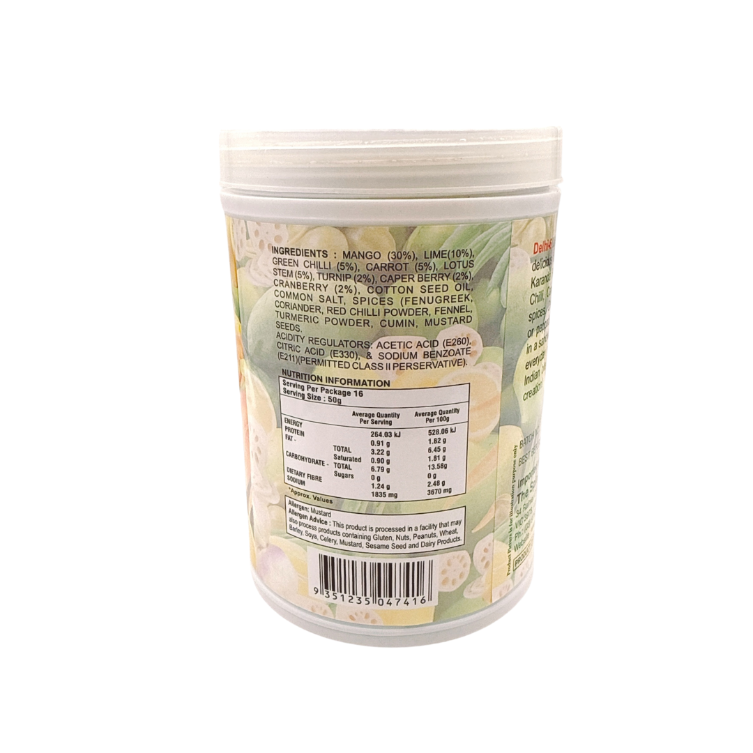 Delhi 6 Achar Pachranga PIP Mixed Pickle in Oil 800gm