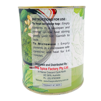 Delhi 6 Spinach/ Palak Puree 850gm
