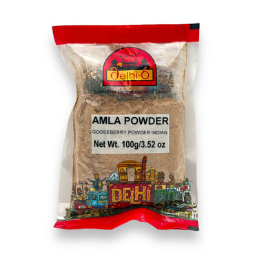 Delhi 6 Amla Powder (Gooseberry) | For Hair Growth, Immunity & Digestion 100gm | HEA410 | 9351235050669