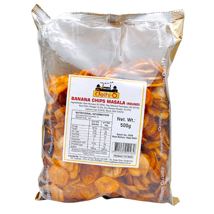 Delhi 6 Banana Chips Masala (Round) 500Gm