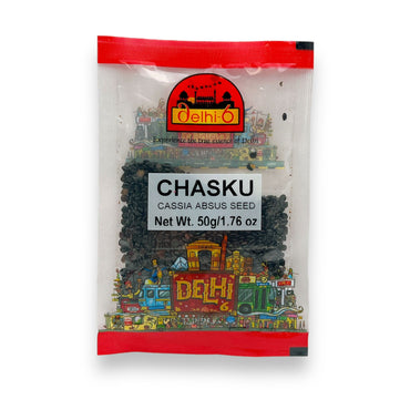 Delhi 6 Chasku / Cassia Absus / Jasmeejaz Seeds | Herb For Eye Health, Skin Care & Respiratory Support 50gm | HEA173 | 9351235046600