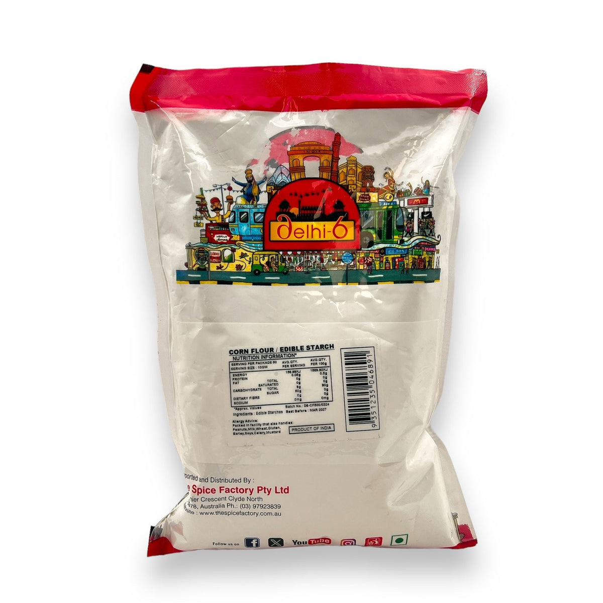 Delhi 6 Corn Flour White 500Gm