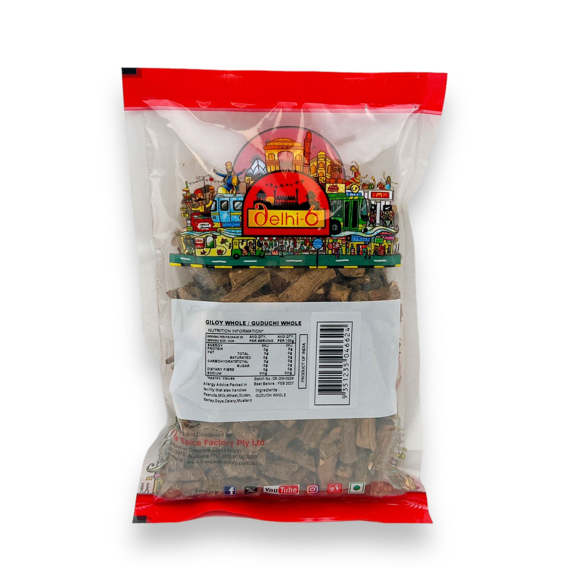 Delhi 6 Giloy/ Guduchi Whole 100gm