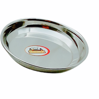 Delhi 6 Steel Begi Halwa Plate No.6