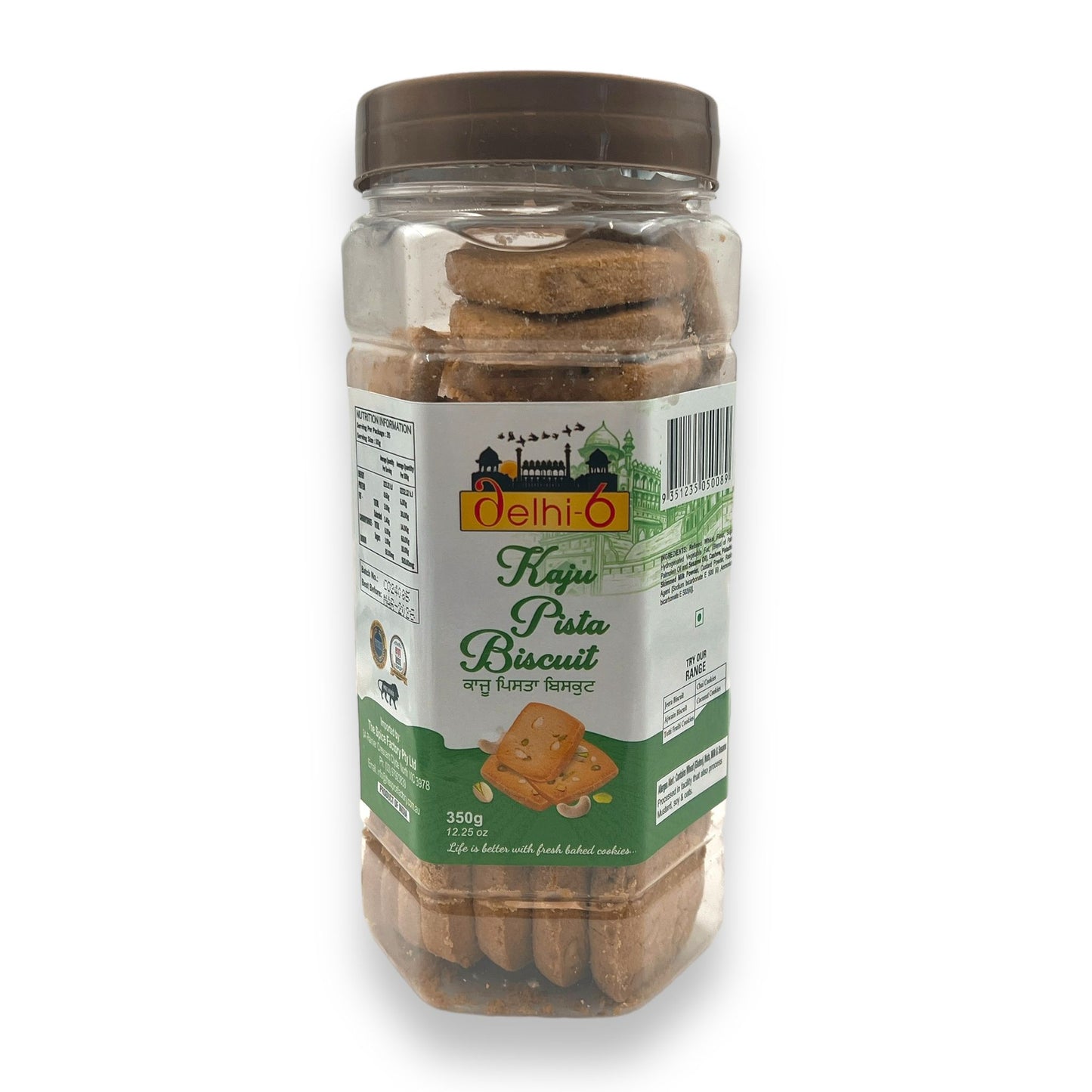 Delhi 6 Kaju Pista Biscuits 350Gm