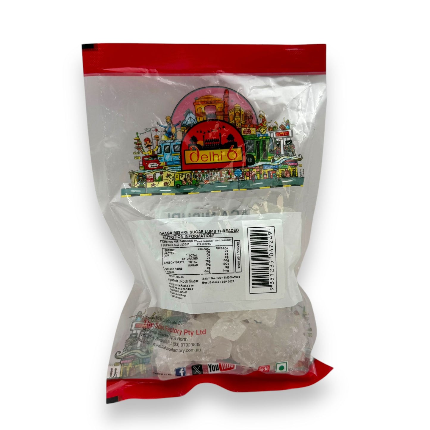 Delhi 6 Khujia Mishri Threaded/ Dhaga Mishri 200Gm