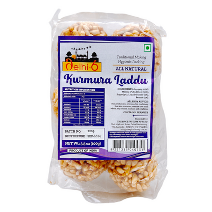 Delhi 6 Kurmura/Puffed Rice Ladoo 100Gm