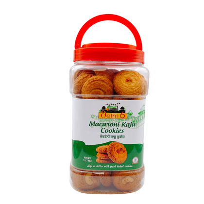 Delhi 6 Macaroni Kaju/ Cashew Biscuit/ Cookies .908gm