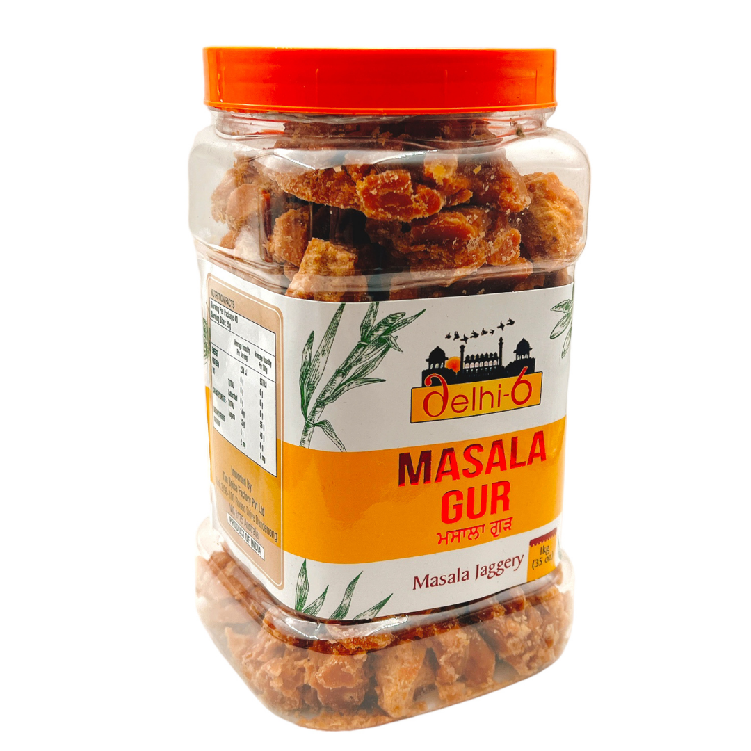 Delhi 6 Punjabi Masala Gur / Jaggery 1Kg