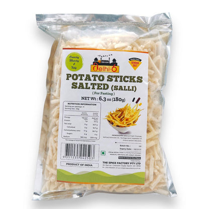 Delhi 6 Potato Sticks Salted Salli 150gm/ Snacks for Fasting