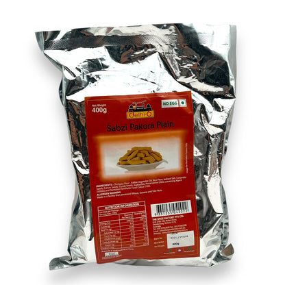 Delhi 6 Sabzi Pakora Plain 400g | Jar Packing | Ready to Eat Snack