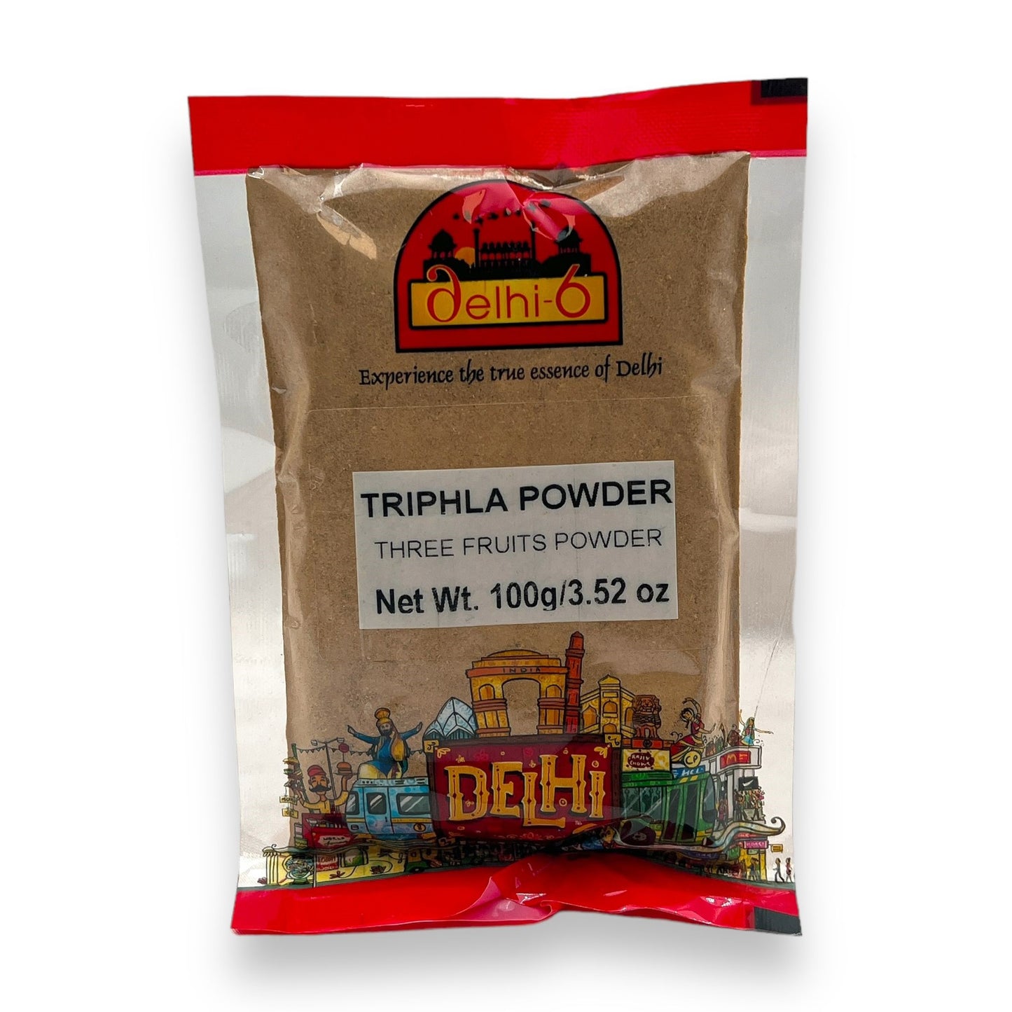 Delhi 6 Triphala/ Three Fruit Powder/ Indian Gooseberry (Amalaki), Bibhitaki, and Haritaki fruits|Natural Herb For Supporting Digestion, Immunity, and Detoxification 100gm