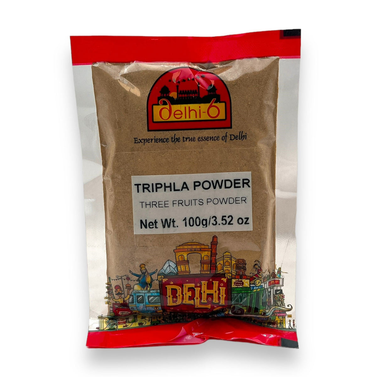 Delhi 6 Triphala/ Three Fruit Powder/ Indian Gooseberry (Amalaki), Bibhitaki, and Haritaki fruits|Natural Herb For Supporting Digestion, Immunity, and Detoxification 100gm