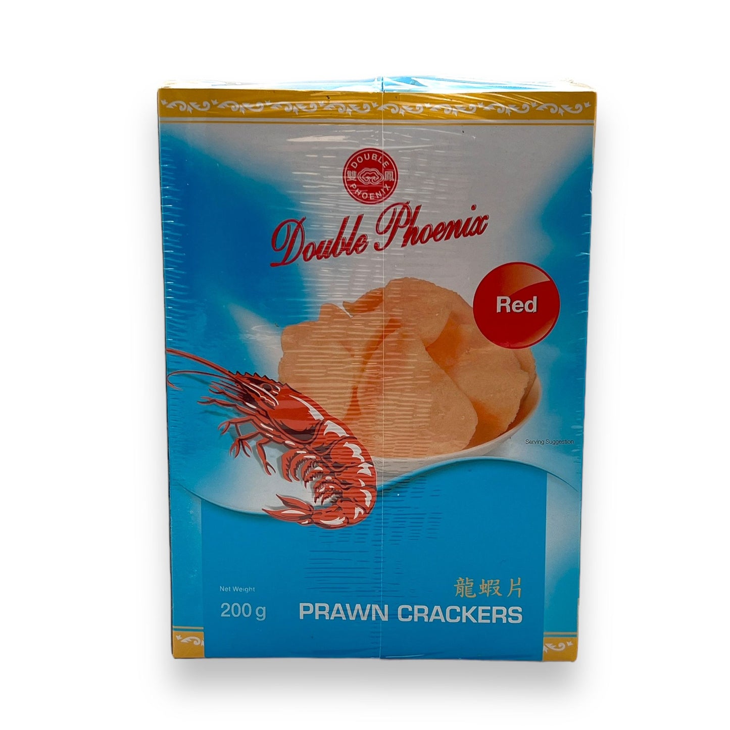 Double Phoenix Prawn Crackers Red 200Gm
