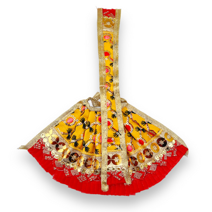 Durga Mata Dress/ Paushak/ God Dress size-4''