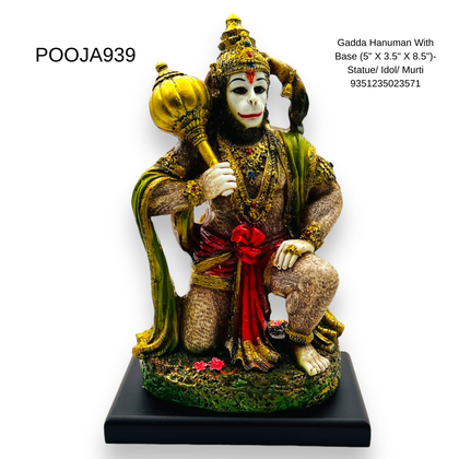 Gadda Hanuman With Base (5