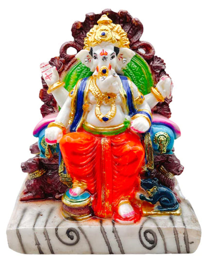 Ganesh ji Idol/ Statue/ Murti 3582-C Size-(6
