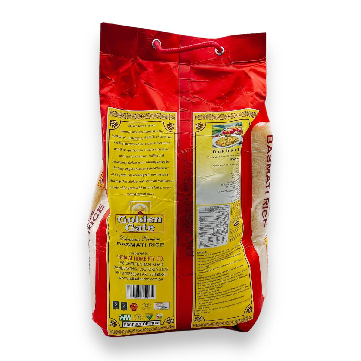 Buy Golden Gate Premium Rice 5Kg from Online Indian Grocery Shop, Melbourne
