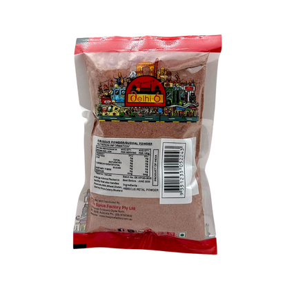 Delhi 6 Hibiscus Powder 100g | Dried Hibiscus Flower Powder | Gudhal