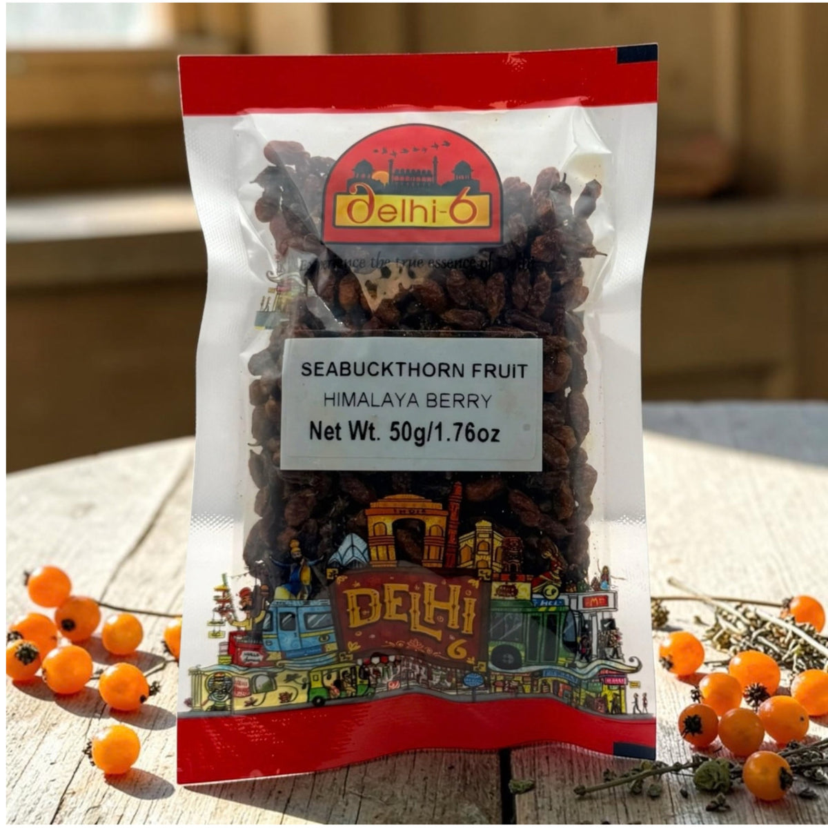 Delhi 6 Sea Buckthorn Fruit 50g | Himalayan Berry | Herbal Product