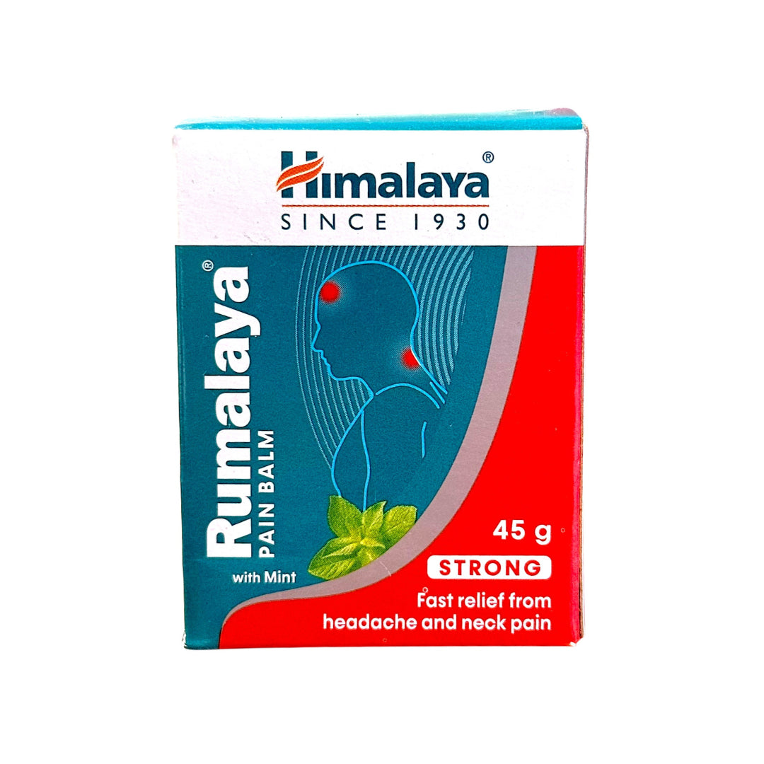 Himalaya Rumalaya Pain Balm Strong with Mint | Fast Relief from headache and neck Pain 45g