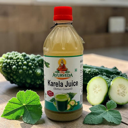 My Ayurveda Karela Juice 500ml | Indian Bitter Gourd |100% Cold Processed & Natural