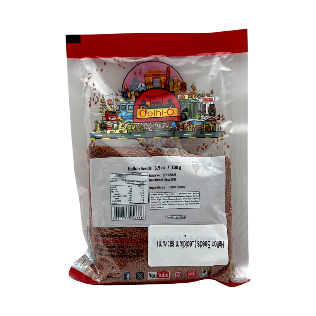 Delhi 6 Hallon/ Halim/ Aliv/ Garden Cress Seeds/ Herb | For Digestion and Hair Health 100gm