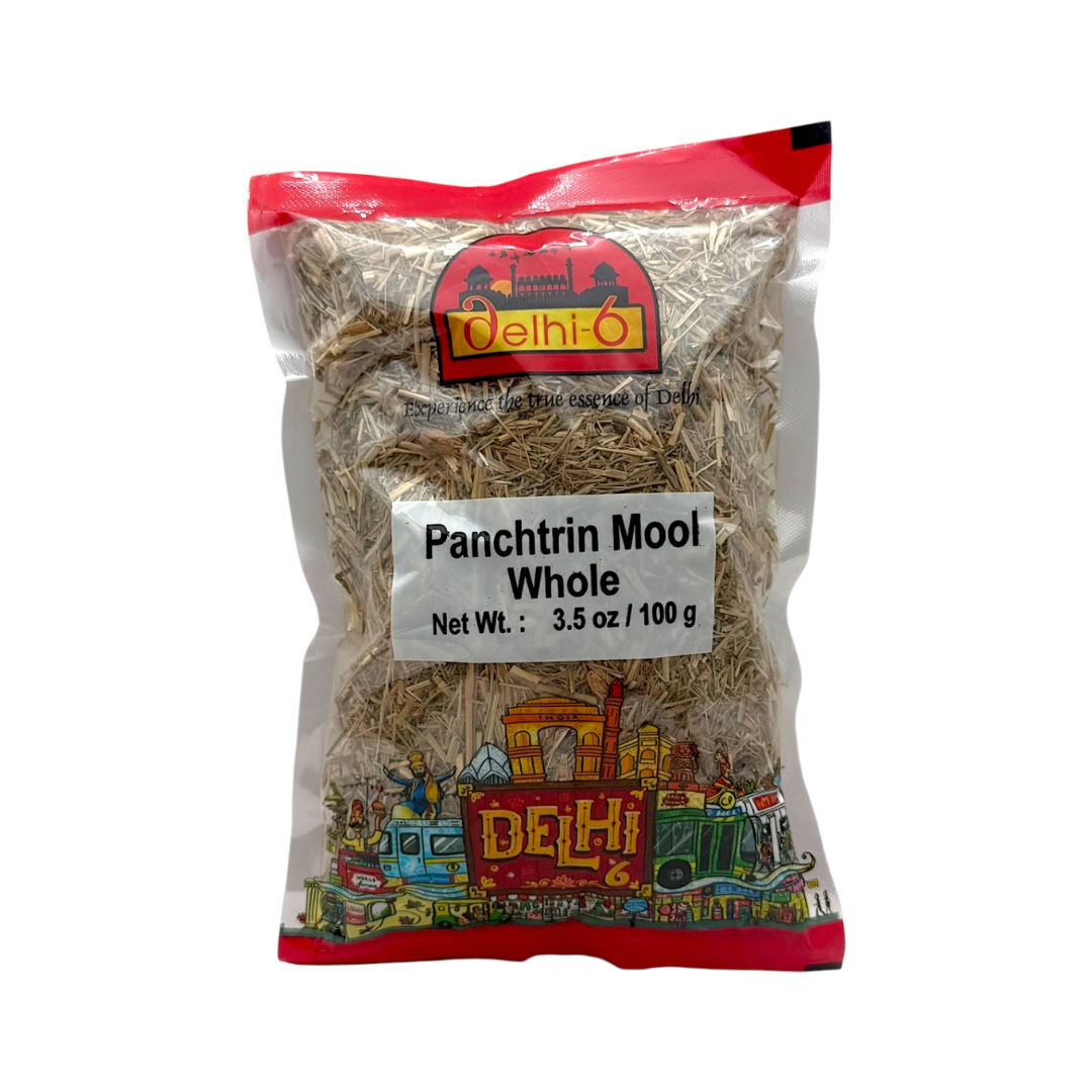 Delhi 6 Trin Panchmool Whole 100g | Five Grass Root Blend | Dried Roots