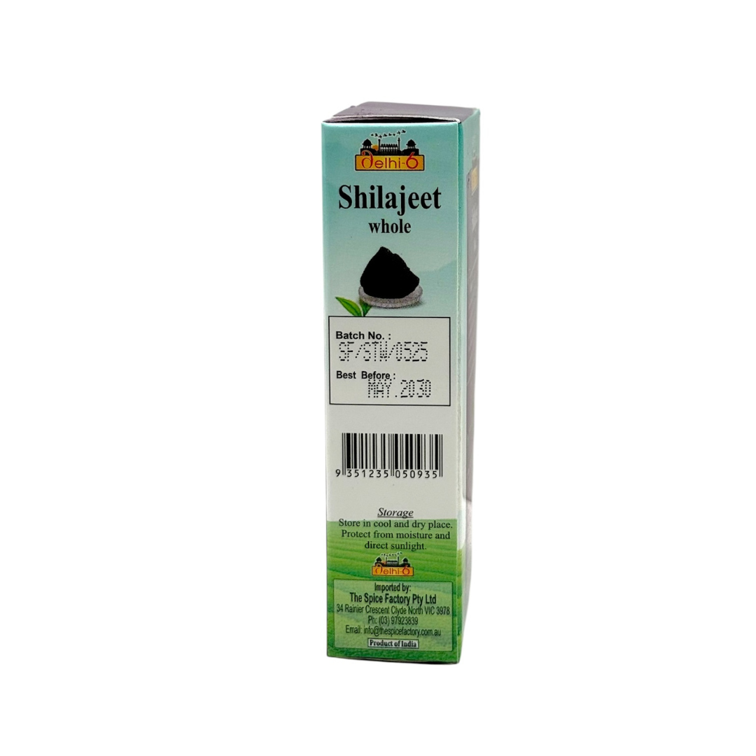 Delhi 6 Shilajeet/ Shilajit/ Pure Natural Whole/ Ayurvedic Herb to Improve Male Testosterone Levels, Reduce Inflammation, and Improve Exercise Performance 10g